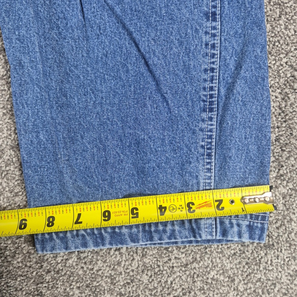 Vintage Revolt Denim Overalls Womens 20 Blue Vintage Carpenter Bib Dungarees - Picture 9 of 10
